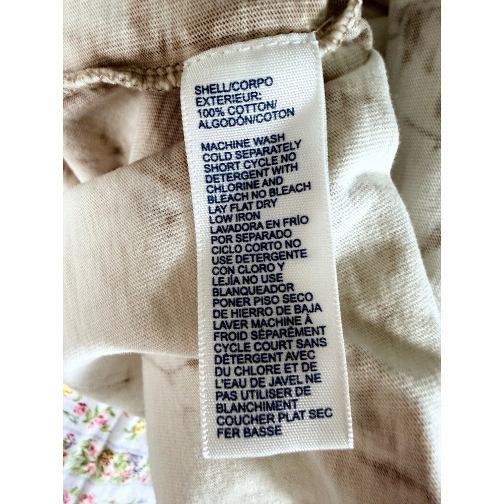 Rebecca Minkoff Marta Dress Khaki Bleach Tie Dye Cotton Belted Mini Dress Large - Picture 8 of 11
